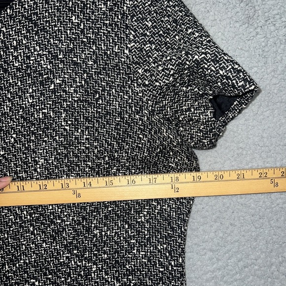 VTG Talbots 2pc Dress Blazer Set Sz 12 Houndstooth Tweed Wool Blend Academia USA - Picture 15 of 16
